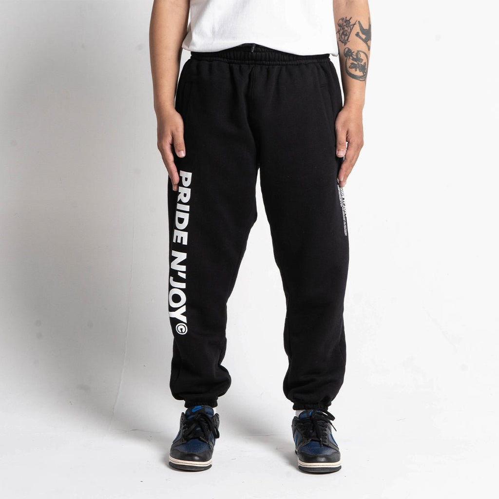 Pride N Joy Co - Fleece Long Pants Black - Pride N Joy Co