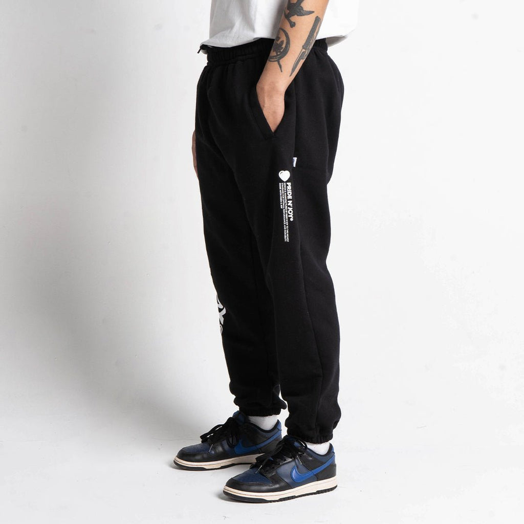 Pride N Joy Co - Fleece Long Pants Black - Pride N Joy Co