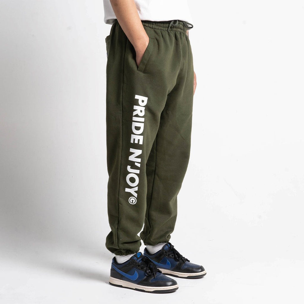 Pride N Joy Co - Fleece Long Pants Green - Pride N Joy Co