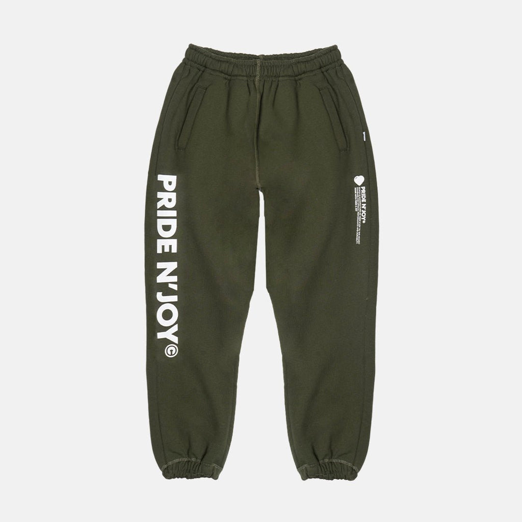 Pride N Joy Co - Fleece Long Pants Green - Pride N Joy Co