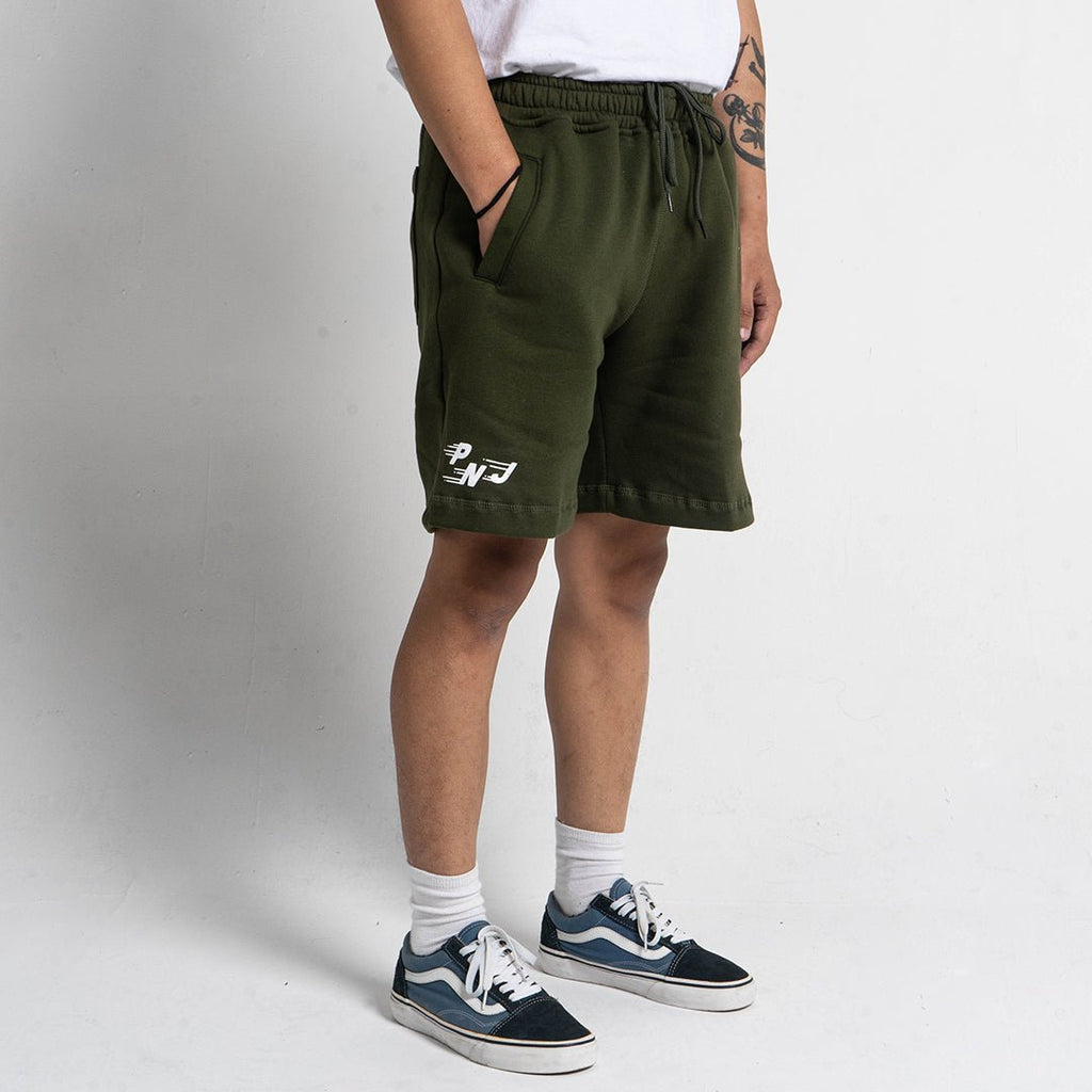 Pride N Joy Co - Fleece Short Pants Green - Pride N Joy Co