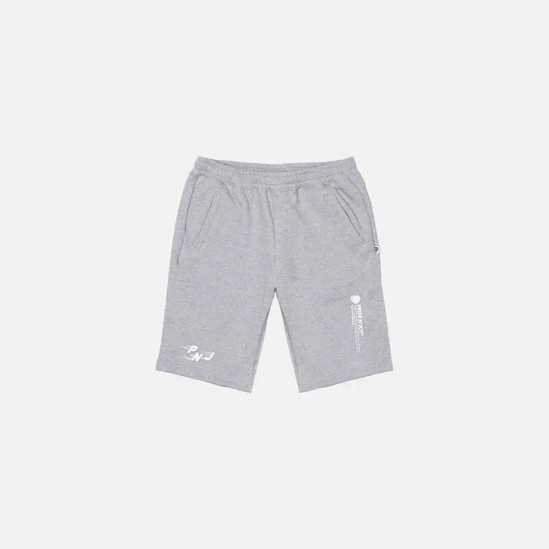 Pride N Joy Co - Fleece Short Pants Grey - Pride N Joy Co