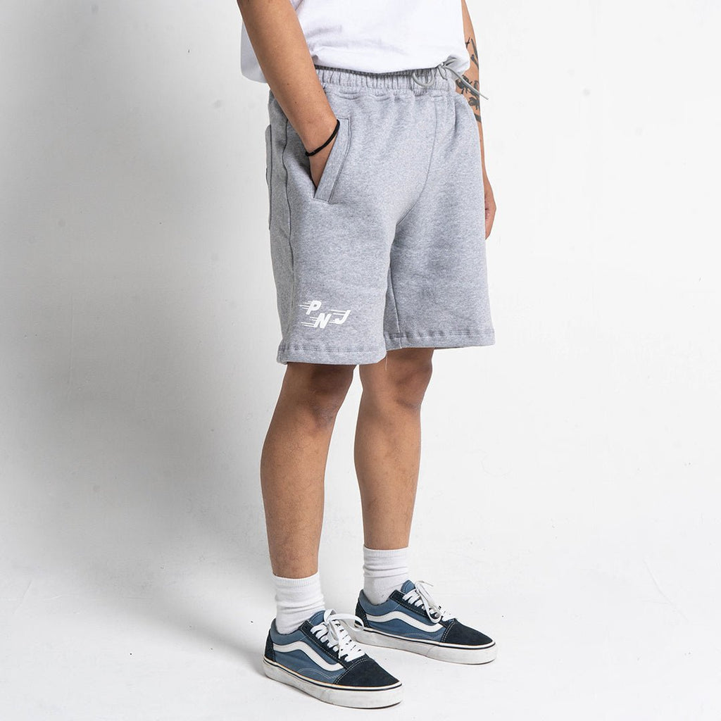 Pride N Joy Co - Fleece Short Pants Grey - Pride N Joy Co