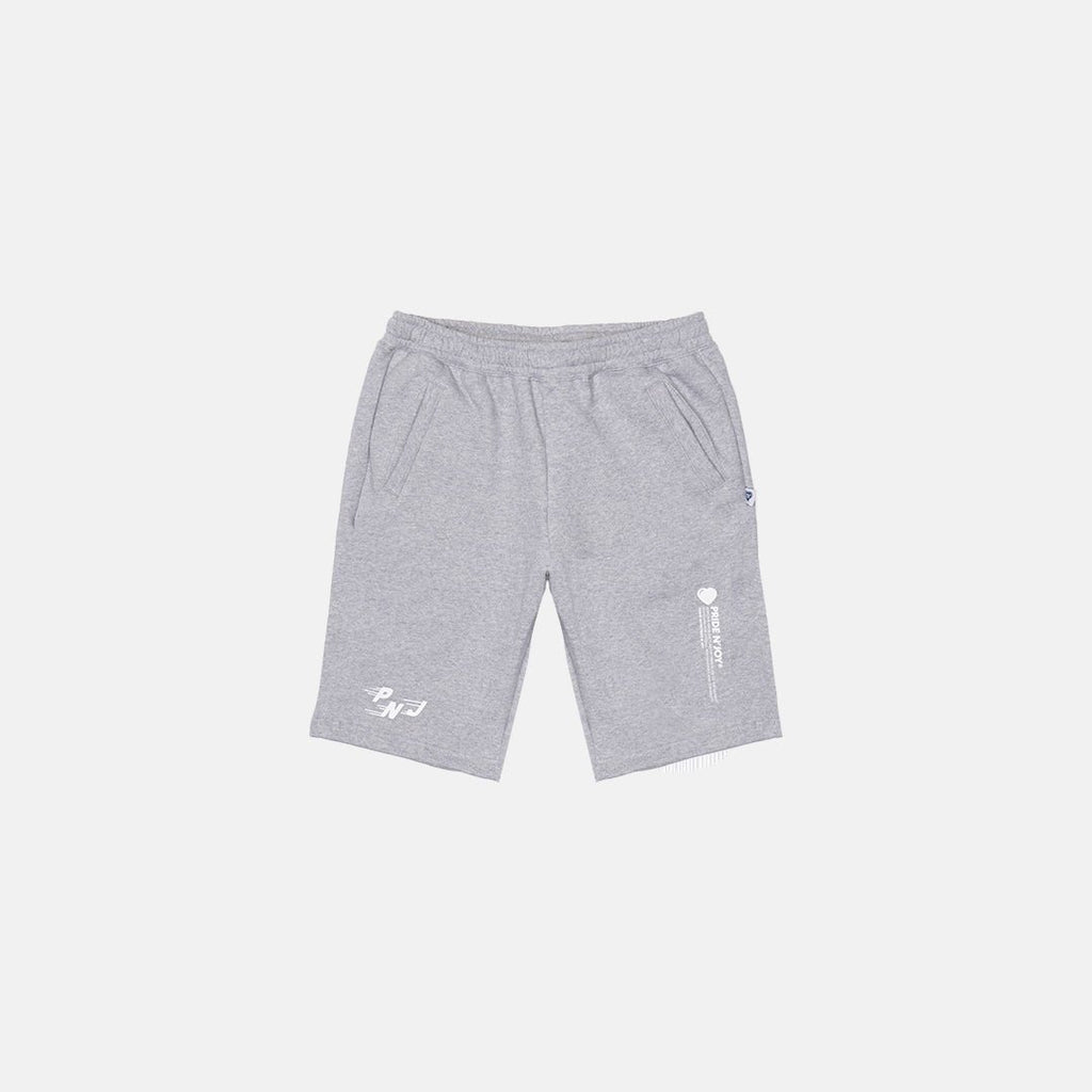 Pride N Joy Co - Fleece Short Pants Grey - Pride N Joy Co