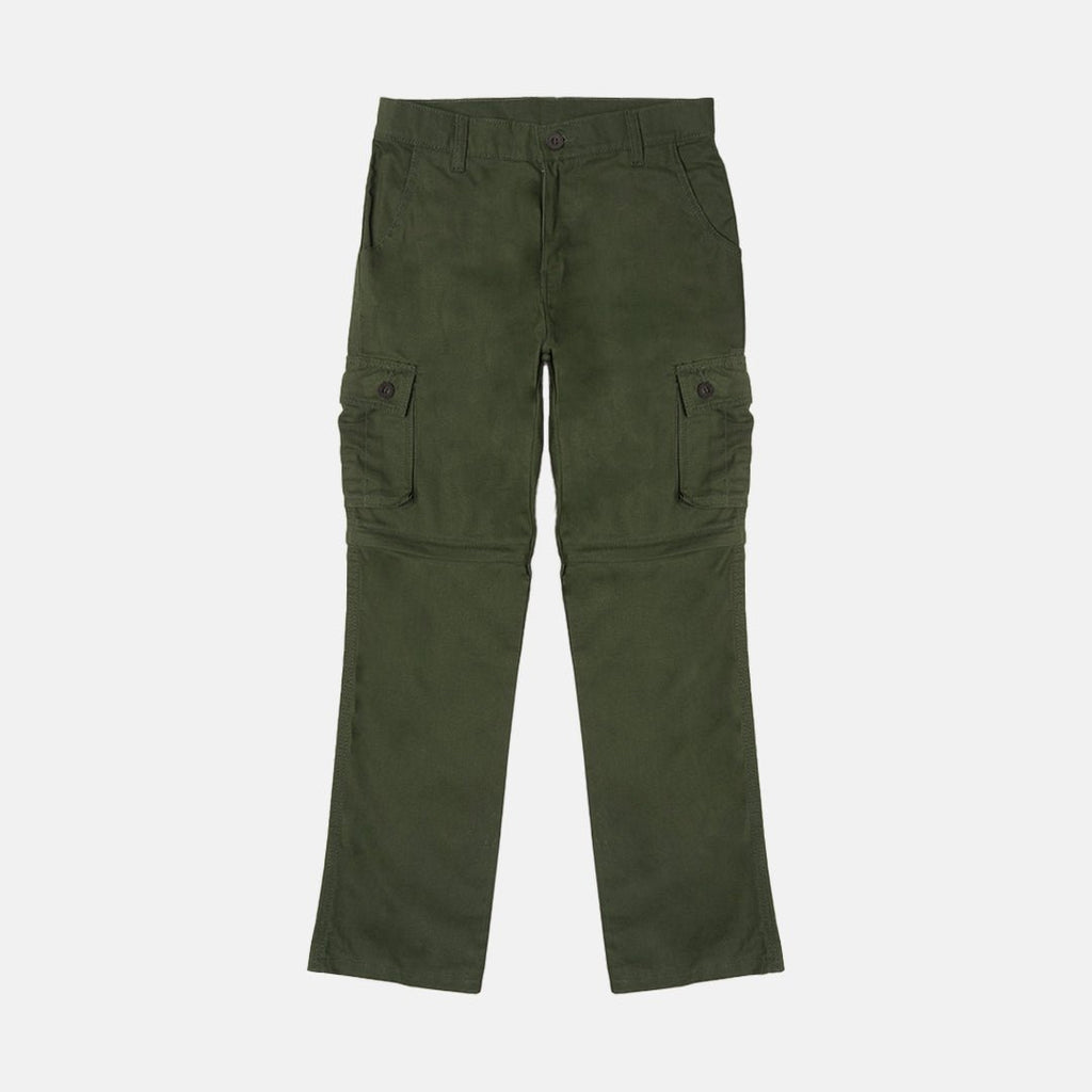 Pride N Joy Co - Green Cargo 2in1 Long Short Pants - Pride N Joy Co