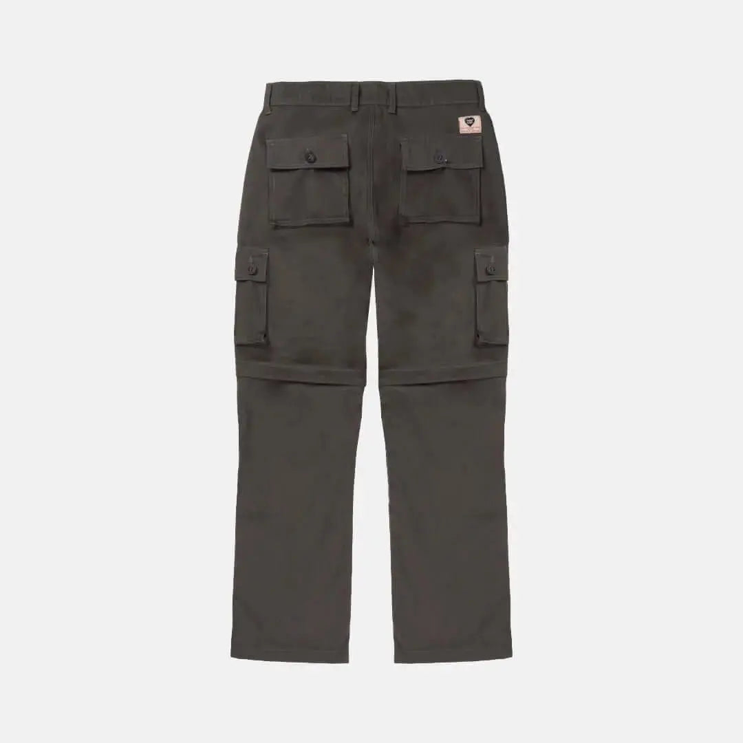 Pride N Joy Co - Grey Cargo 2in1 Long Short Pants - Pride N Joy Co
