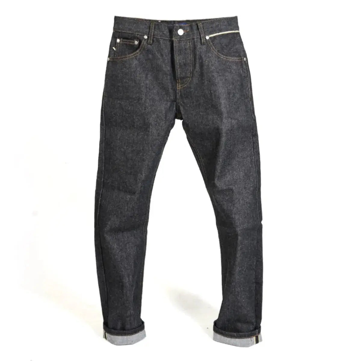 Pride N Joy Co - Heka 17 Oz Heavyweight Black Selvedge Denim Jeans - Pride N Joy Co