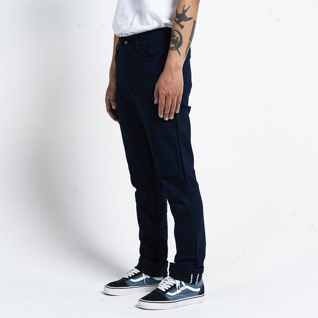 Pride N Joy Co - Indigo X Indigo Raw Denim Pants - Pride N Joy Co