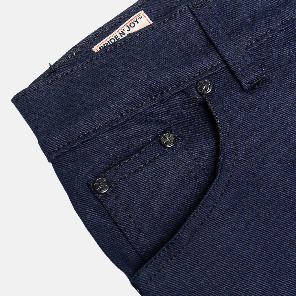 Pride N Joy Co - Indigo X Indigo Raw Denim Pants - Pride N Joy Co