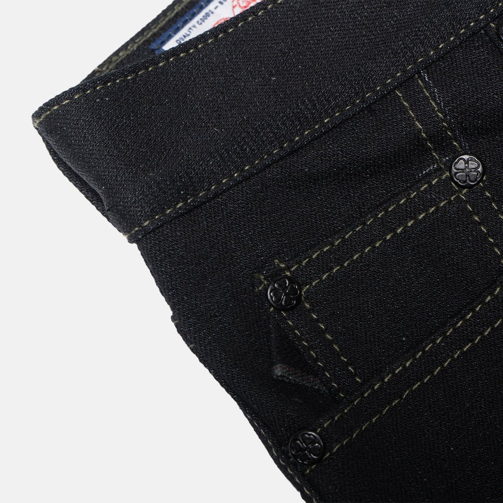 Jelawe Bark 17 Oz Dyed Selvedge Heavyweight Denim - Pride N Joy Co