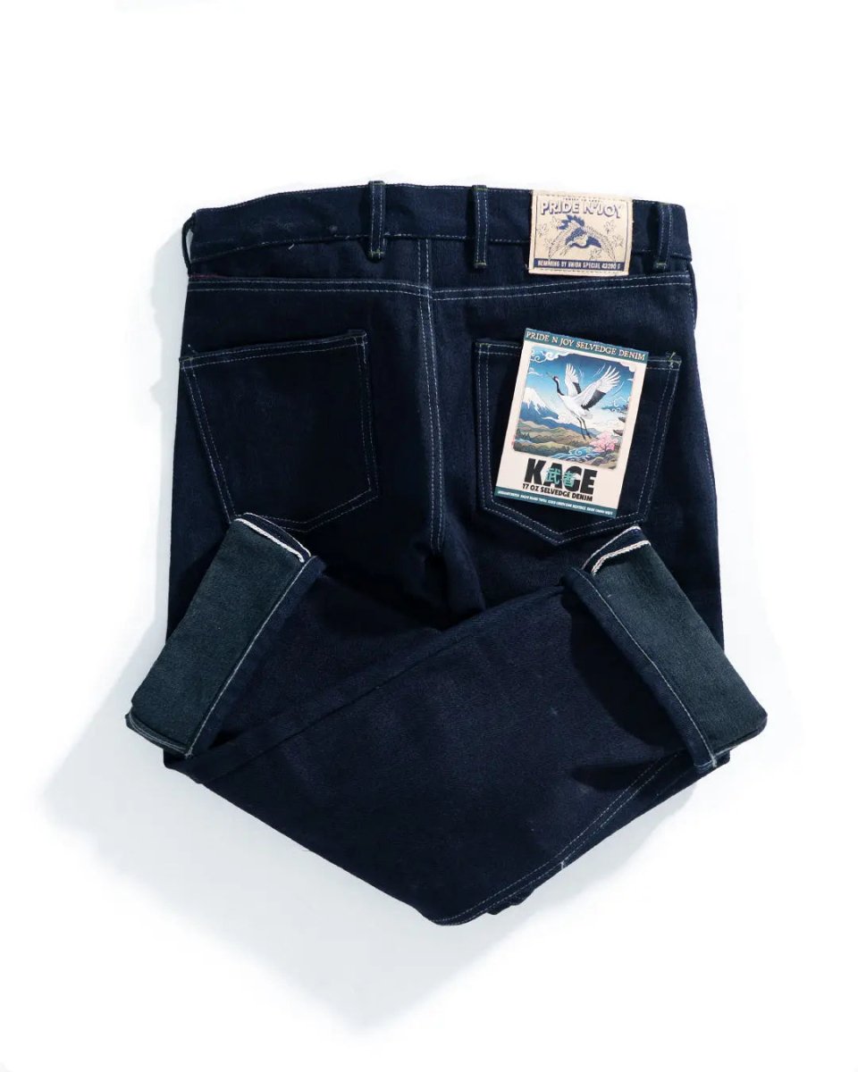 Pride N Joy Co - Kage 17 Oz Heavyweight Selvedge Denim - Pride N Joy Co