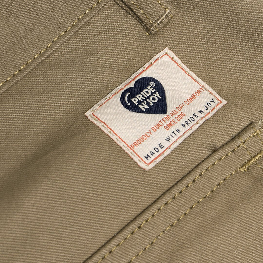 Pride N Joy Co - Khaki Cargo Basic Pants - Pride N Joy Co