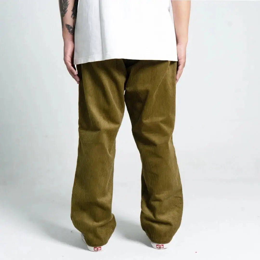 Pride N Joy Co - Long Corduroy Pants Wide Fit - Pride N Joy Co