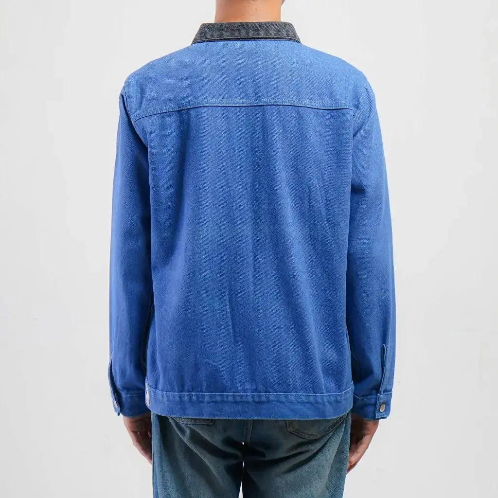 Pride N Joy Co - Menzies 13 Oz Trucker Jacket Denim - Pride N Joy Co