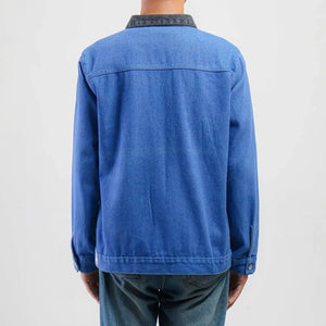 Pride N Joy Co - Menzies 13 Oz Trucker Jacket Denim - Pride N Joy Co