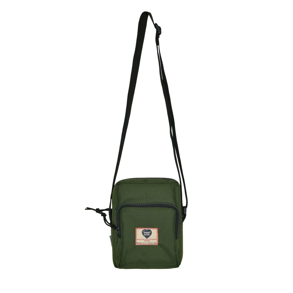 Pride N Joy Co - Mini Sling Bag Jiro Black & Green - Pride N Joy Co