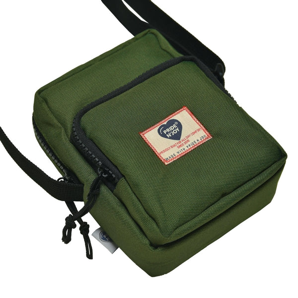 Pride N Joy Co - Mini Sling Bag Jiro Black & Green - Pride N Joy Co