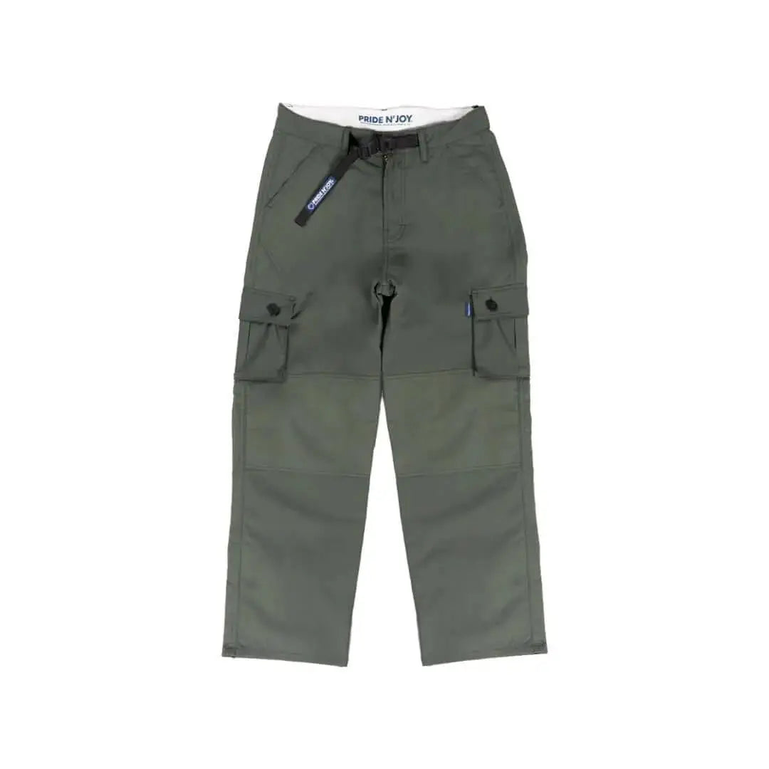 Pride N Joy Co - Olive Cargo Pants Rangers Loose - Pride N Joy Co