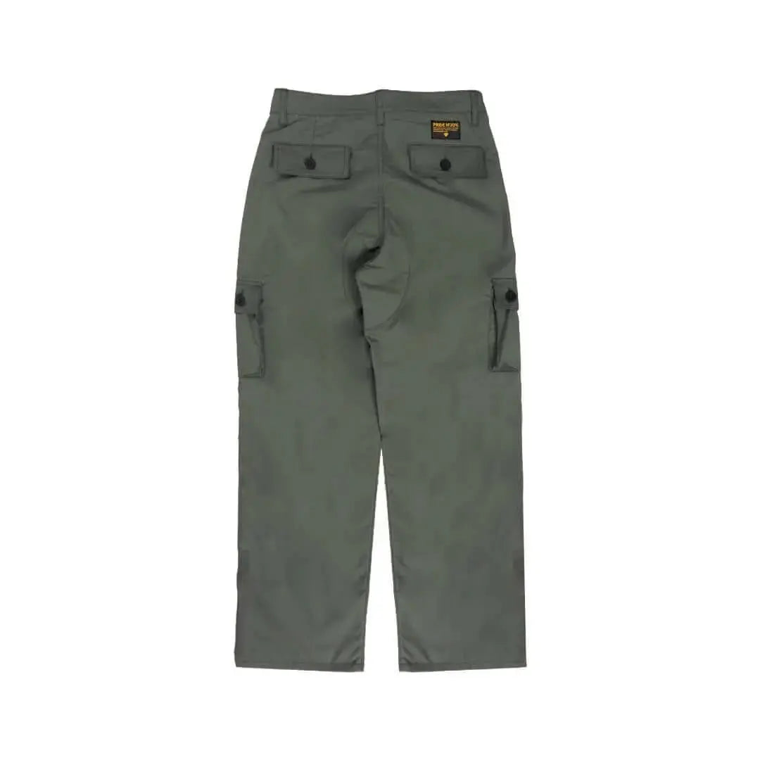 Pride N Joy Co - Olive Cargo Pants Rangers Loose - Pride N Joy Co