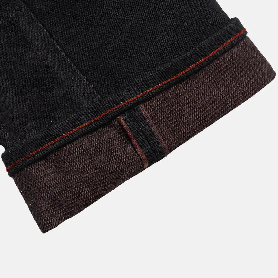Pride N Joy Co - Sappan Wood 17 Oz Dyed Selvedge Heavyweight Denim - Pride N Joy Co