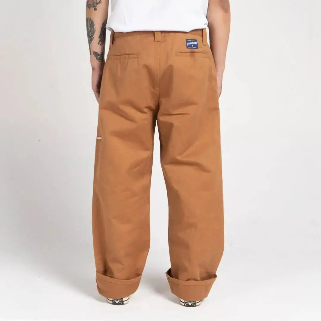 Pride N Joy Co - Selvedge Chino Pants Khaki - Pride N Joy Co