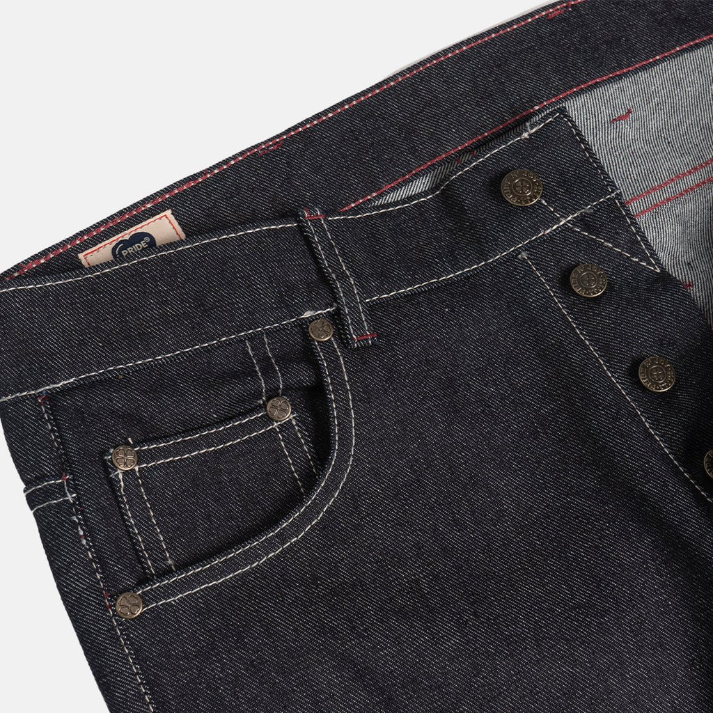 Pride N Joy Co - Sergei Raw Denim Pants - Pride N Joy Co