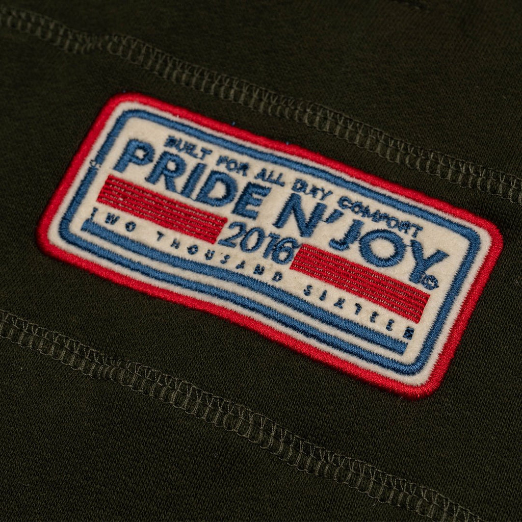 Pride N Joy Co - Sign Half Zip Sweatshirt Green - Pride N Joy Co