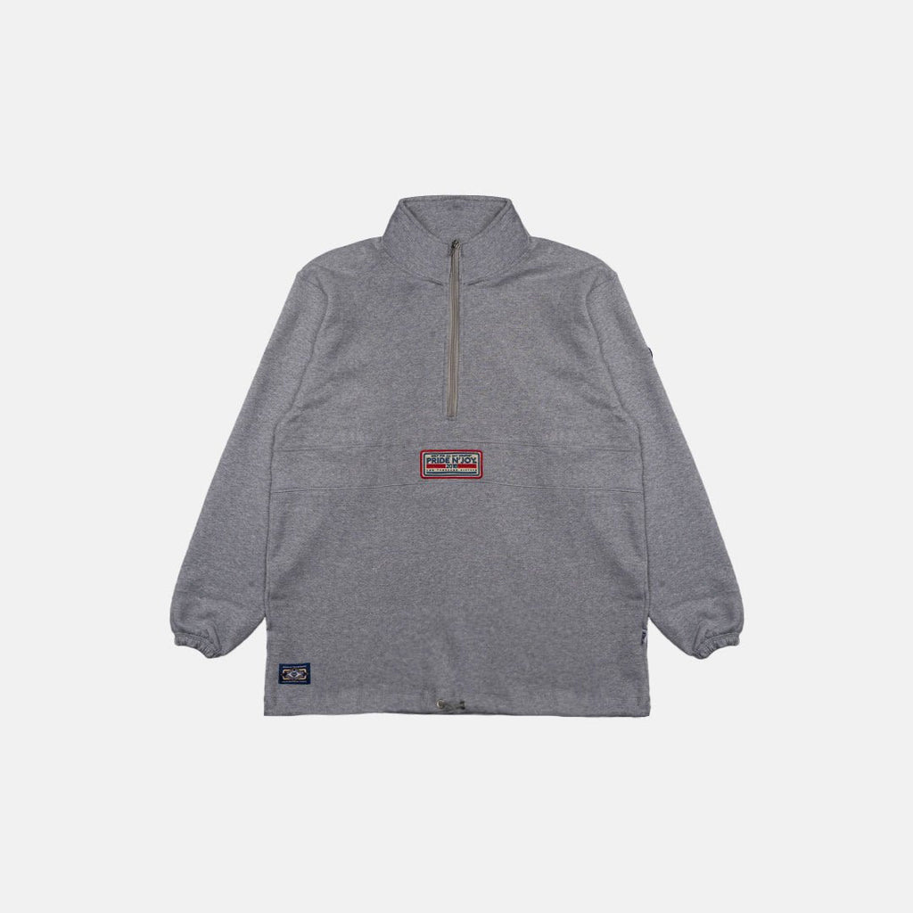 Sign Half Zip Sweatshirt Grey - Pride N Joy Co