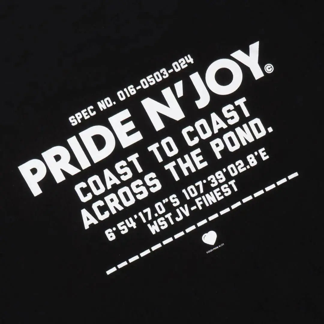Pride N Joy Co - T-Shirt Graphic Across The Pond Tee Black - Pride N Joy Co
