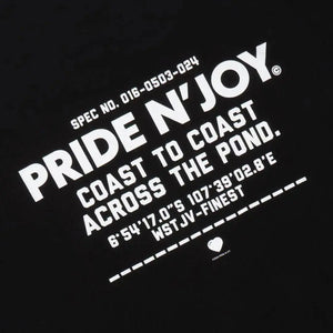 Pride N Joy Co - T-Shirt Graphic Across The Pond Tee Black - Pride N Joy Co