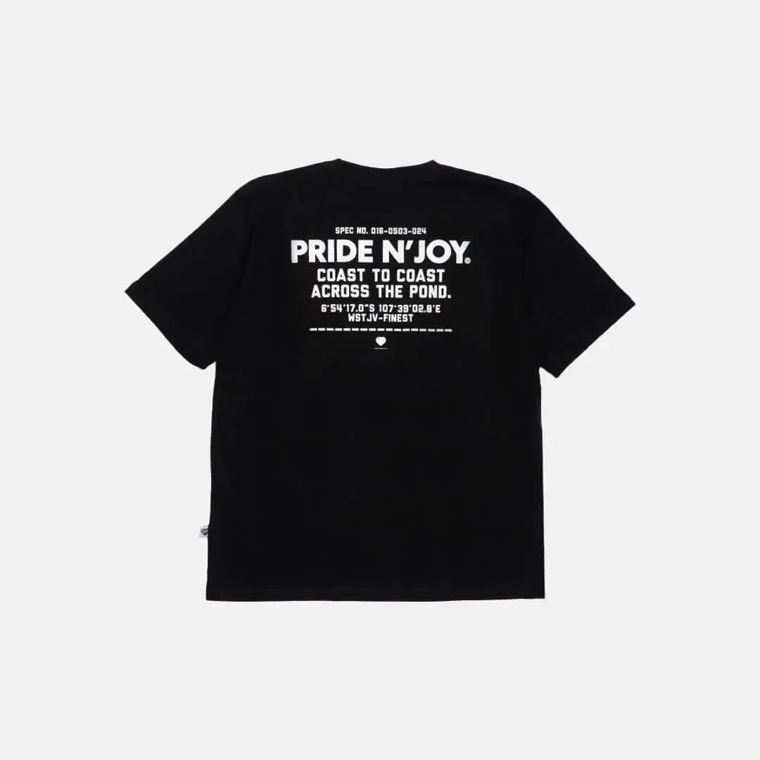 Pride N Joy Co - T-Shirt Graphic Across The Pond Tee Black - Pride N Joy Co