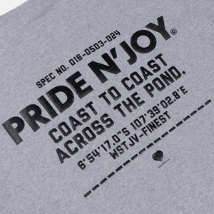 Pride N Joy Co - T-Shirt Graphic Across The Pond Tee Grey - Pride N Joy Co