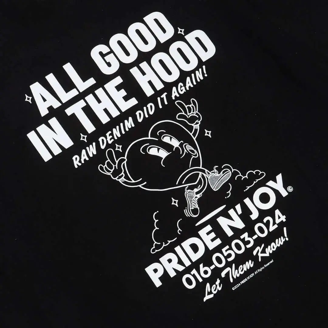 Pride N Joy Co - T-Shirt Graphic All Good Tee Black - Pride N Joy Co