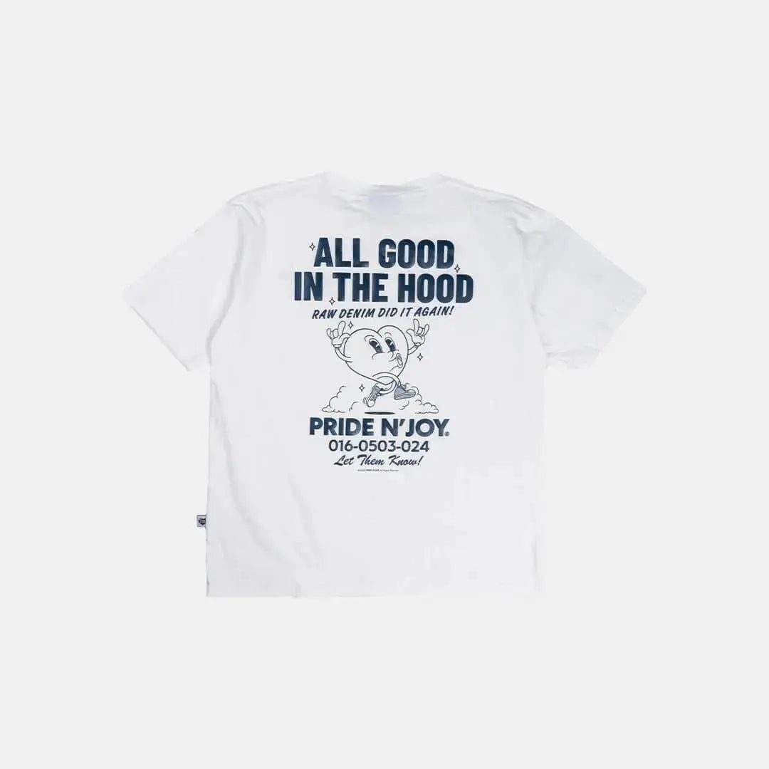 Pride N Joy Co - T-Shirt Graphic All Good Tee White - Pride N Joy Co