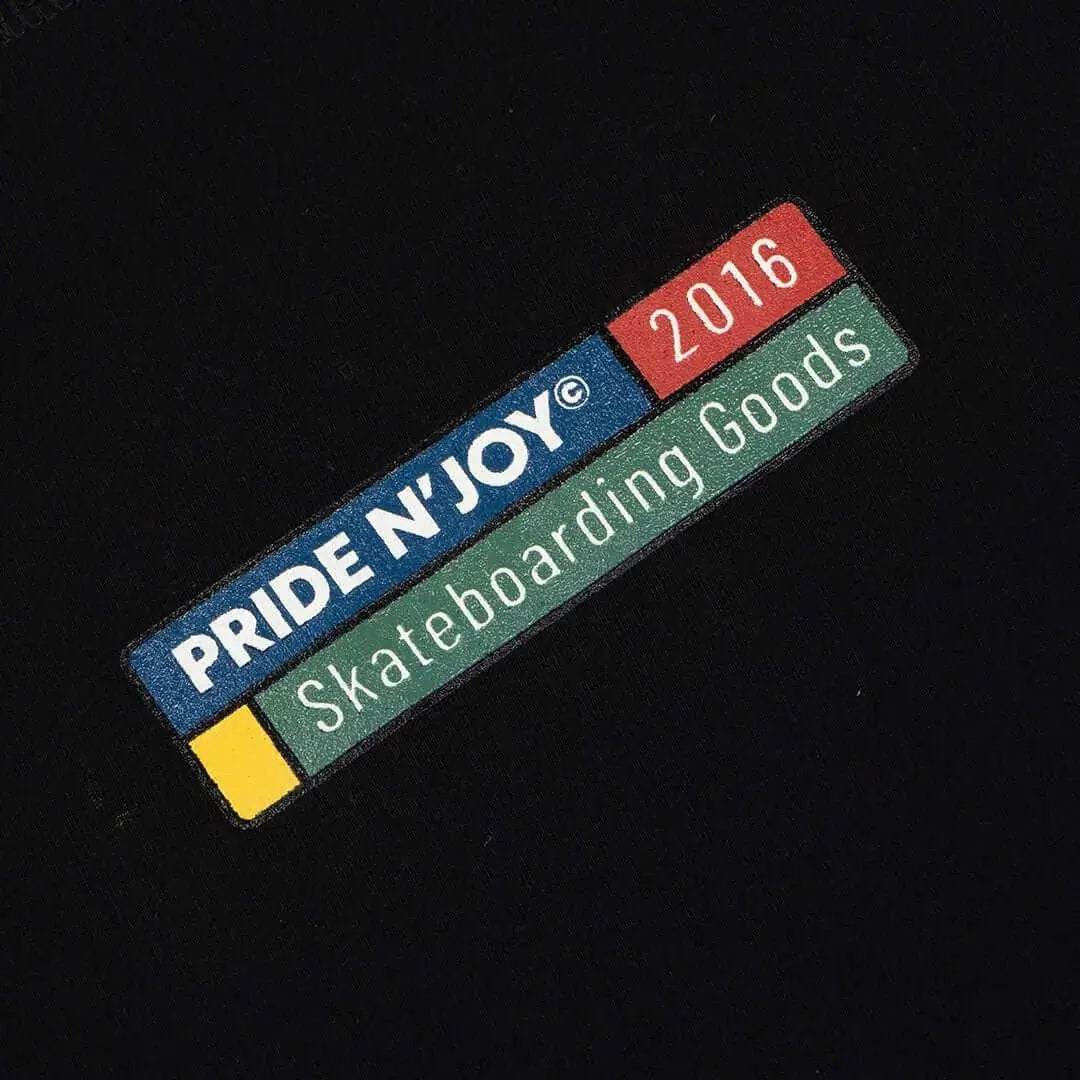 Pride N Joy Co - T-Shirt Graphic Skateboarding Goods Tee Black - Pride N Joy Co