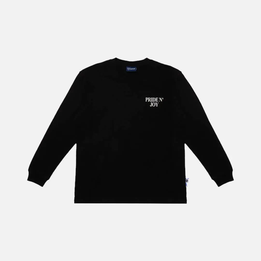 Pride N Joy Co - T-Shirt Longsleeve PNJ Rouman Black - Pride N Joy Co