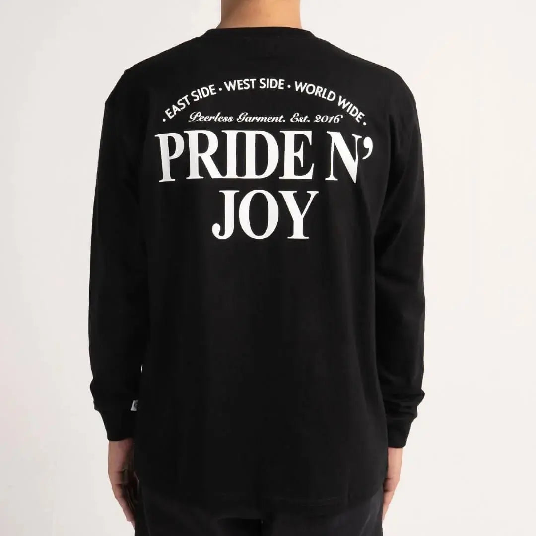 Pride N Joy Co - T-Shirt Longsleeve PNJ Rouman Black - Pride N Joy Co
