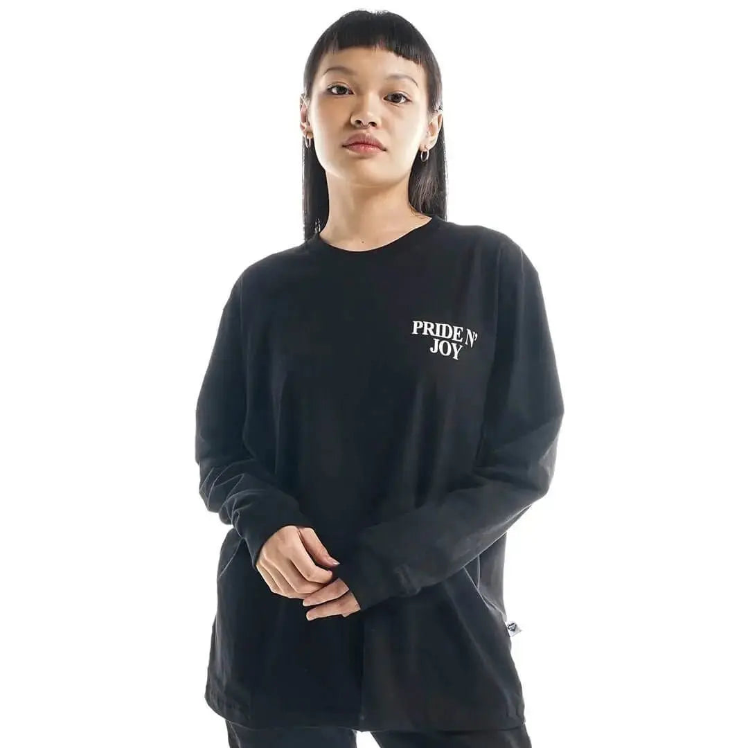 Pride N Joy Co - T-Shirt Longsleeve PNJ Rouman Black - Pride N Joy Co