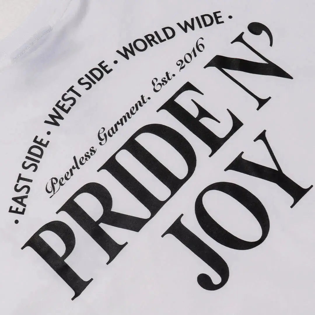 Pride N Joy Co - T-Shirt Longsleeve PNJ Rouman White - Pride N Joy Co