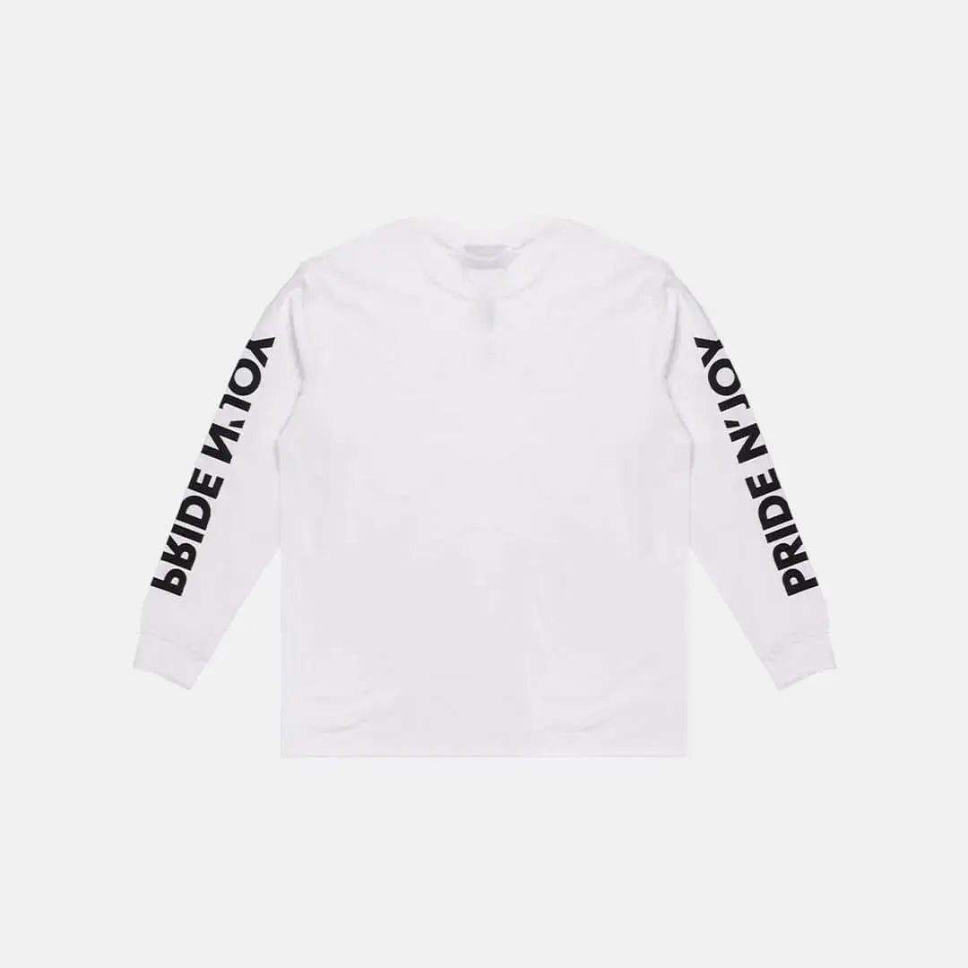 Pride N Joy Co - T-Shirt Longsleeve Pride N'Joy White - Pride N Joy Co