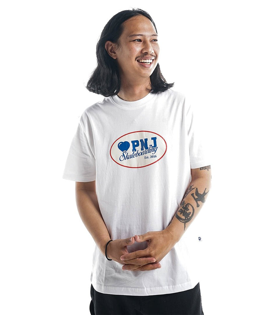 Pride N Joy Co - T-Shirt PNJ Skateboarding White - Pride N Joy Co