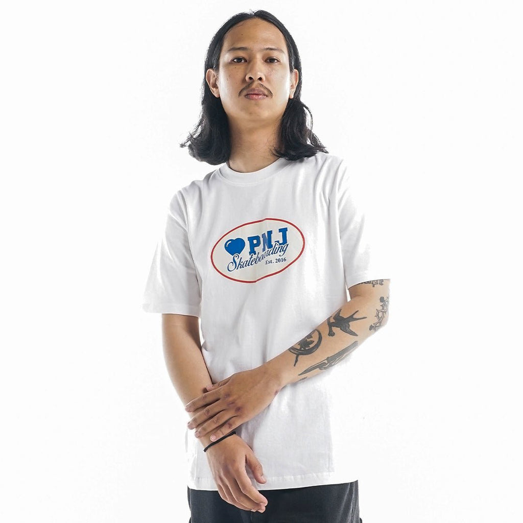 Pride N Joy Co - T-Shirt PNJ Skateboarding White - Pride N Joy Co