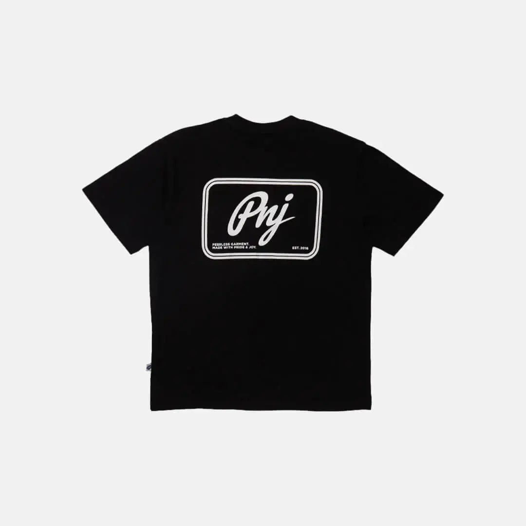 Pride N Joy Co - T-Shirt PNJ Skrip Box Black - Pride N Joy Co