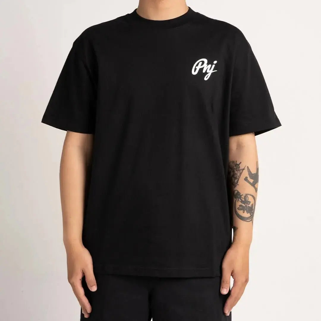 Pride N Joy Co - T-Shirt PNJ Skrip Box Black - Pride N Joy Co
