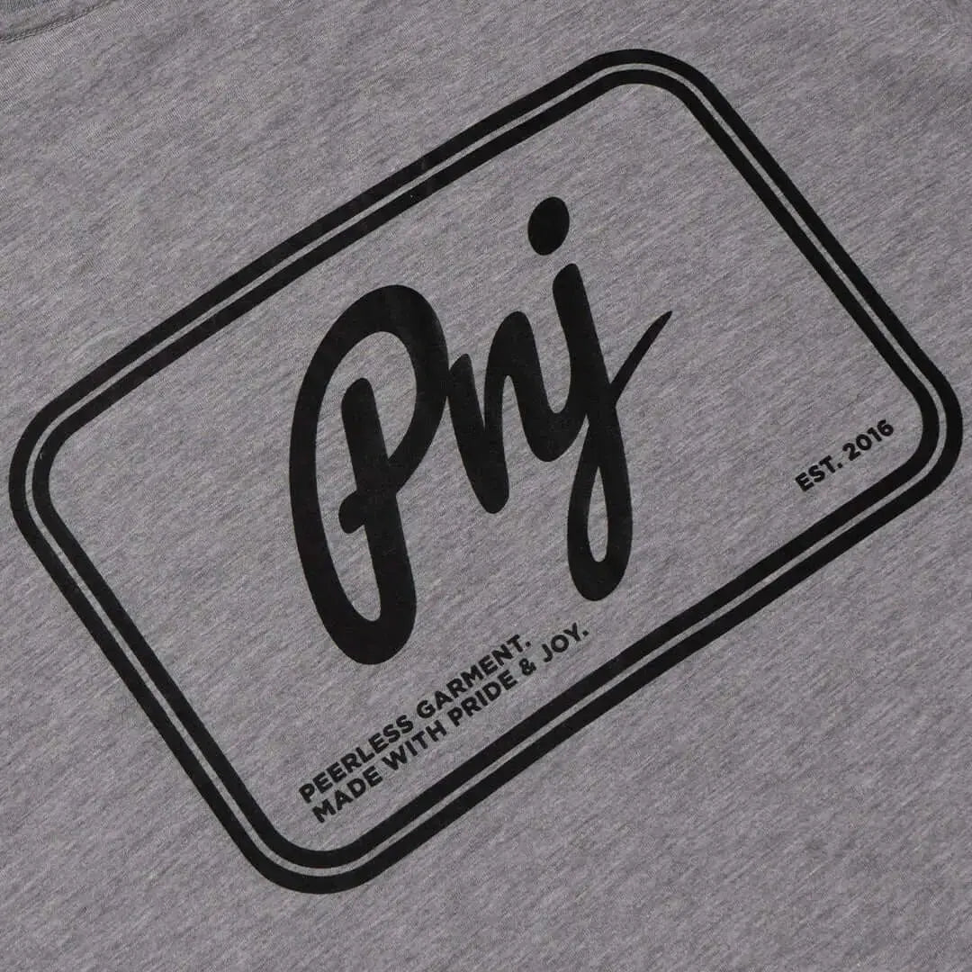 Pride N Joy Co - T-Shirt PNJ Skrip Box Grey - Pride N Joy Co