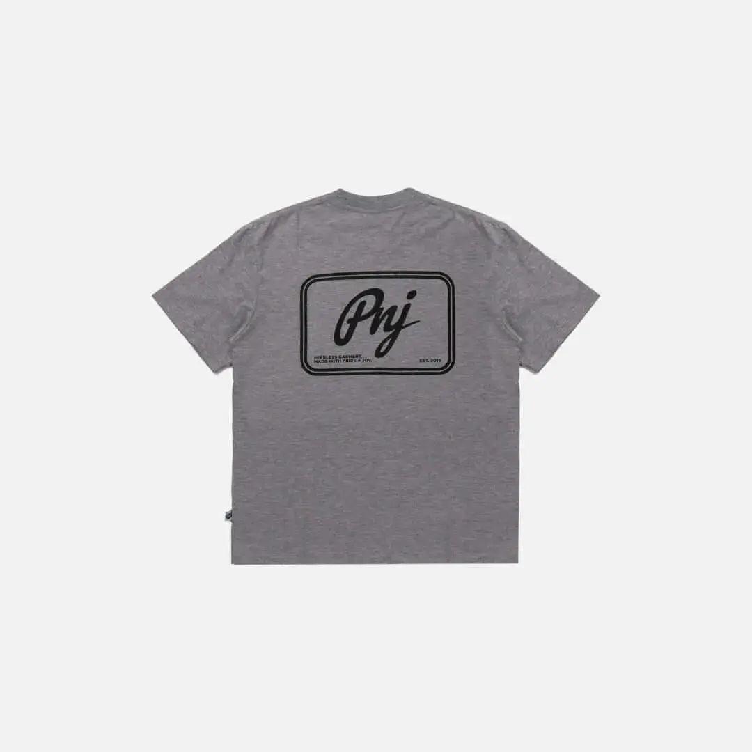 Pride N Joy Co - T-Shirt PNJ Skrip Box Grey - Pride N Joy Co