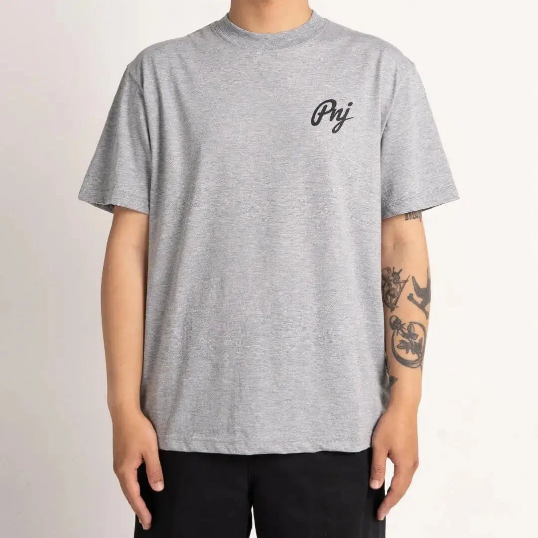 Pride N Joy Co - T-Shirt PNJ Skrip Box Grey - Pride N Joy Co