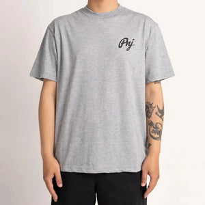 Pride N Joy Co - T-Shirt PNJ Skrip Box Grey - Pride N Joy Co