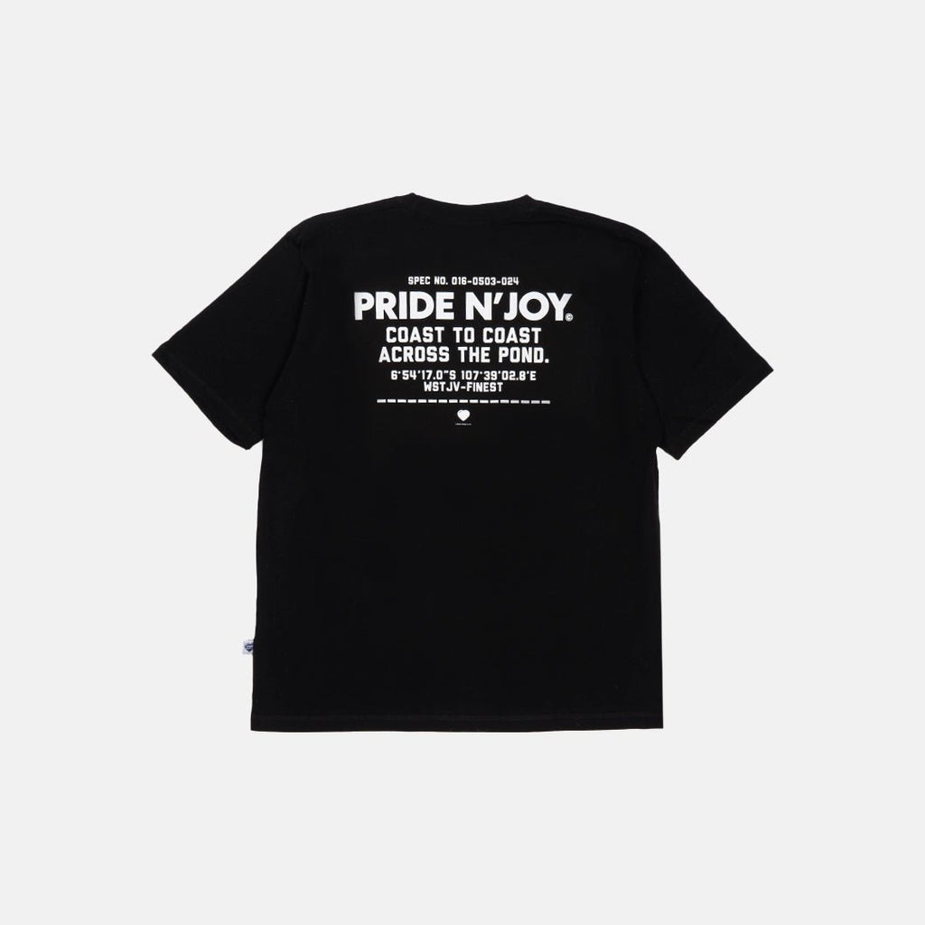 Pride N Joy Co - T-Shirt Regular Fit Combed Graphic Across The Pond Tee - Pride N Joy Co