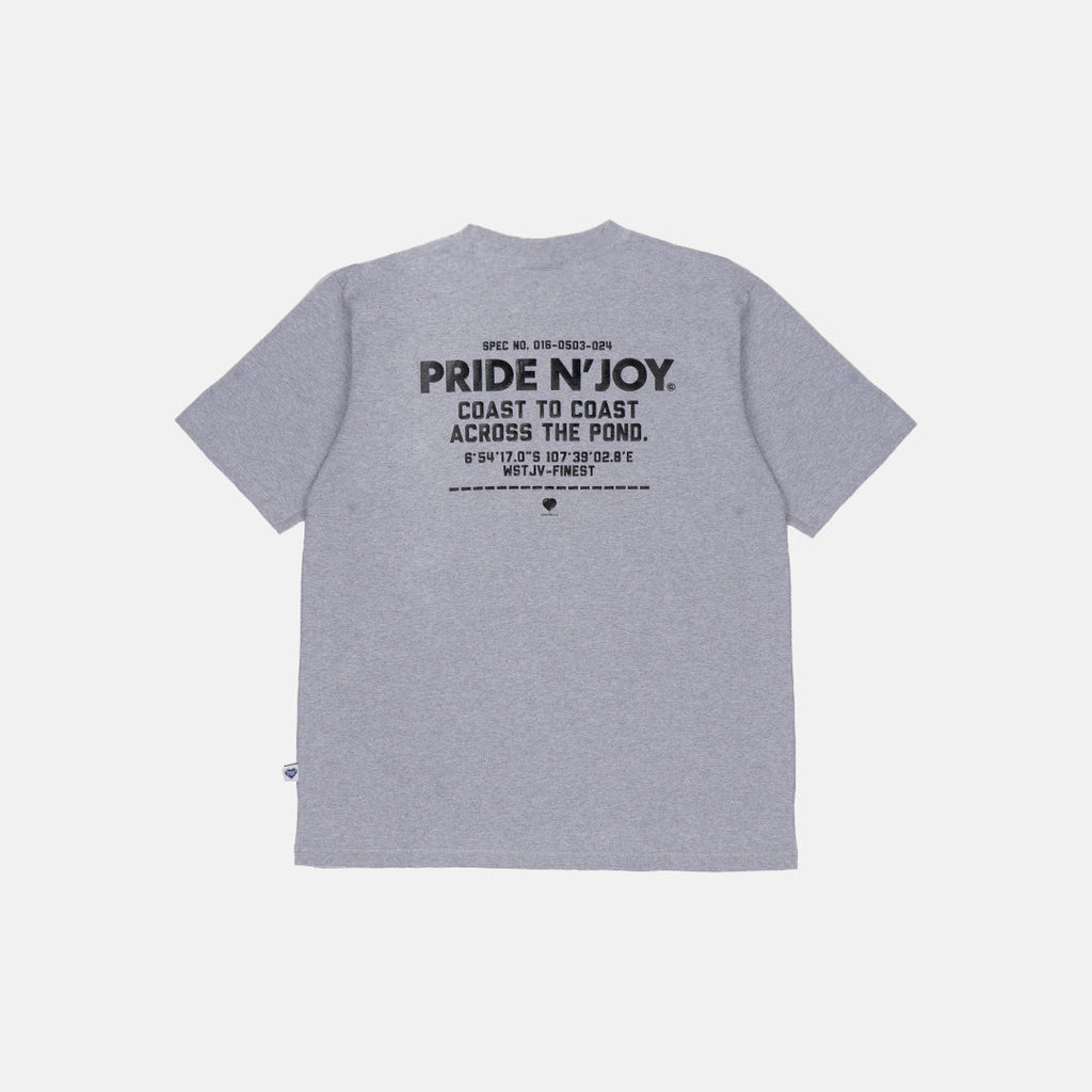 Pride N Joy Co - T-Shirt Regular Fit Combed Graphic Across The Pond Tee - Pride N Joy Co